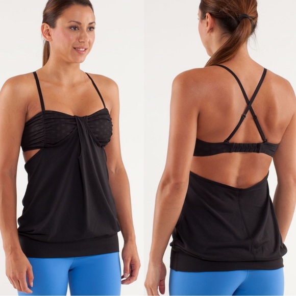 lululemon athletica Tops - Lululemon Hot But Not Tank Black
